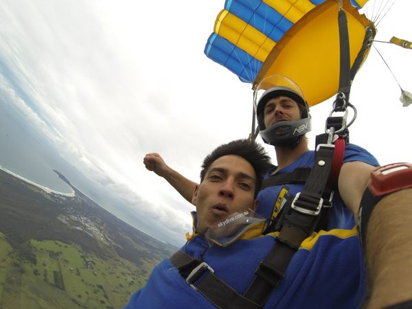 Sky diving in Gold Coast