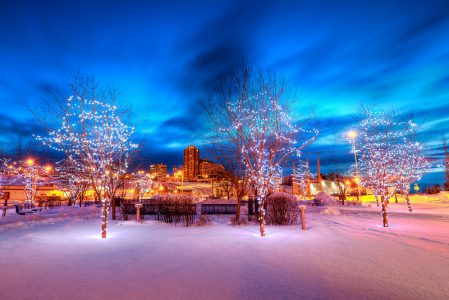 Celebrating Christmas in Alaska, North Pole