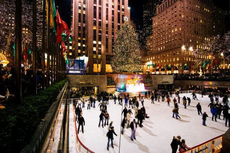 Celebrating Christmas in New York, US