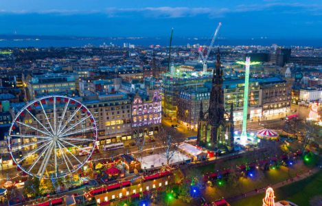 Celebrating Christmas in Edinburgh, Scotland