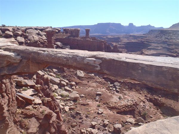 Musselman Arch - A scary walk across for those who dare. 