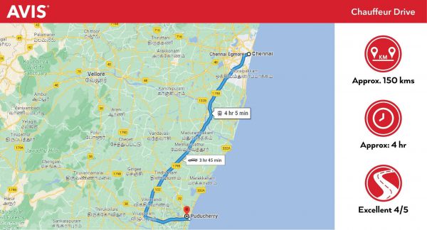 Different Ways to Cover Chennai to Pondicherry Distance